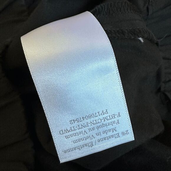 NWOT Everlane Women's Black The Easy Pull On Elastic Waist Pants Medium - Picture 8 of 9